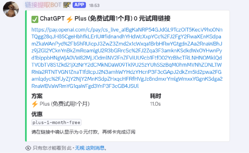 支付长链接示例